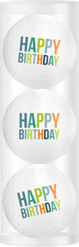 Golfbälle Geschenkset Happy Birthday Farbig Golfbälle Geschenkset Happy Birthday Farbig