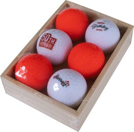 Golfballen Gift Set Happy 50e verjaardag Golfballen Gift Set Happy 50e verjaardag