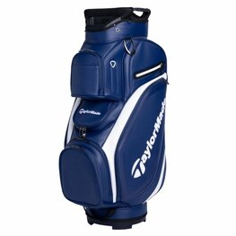Sac à dos de chariot Taylormade Deluxe bleu marine et blanc 2025