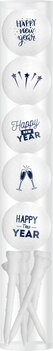 Golfballen Gift 5 Golfballen Happy New Year Set Inclusief Tees Golfballen Gift 5 Golfballen Happy New Year Set Inclusief Tees