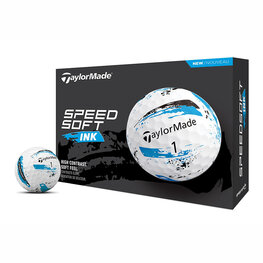 Golfballen Taylormade Speed Soft Ink Wit Blauw Golfballen Taylormade Speed Soft Ink Wit Blauw