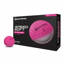 Balles de golf Taylormade Speed ​​Soft Hi-Vis Pink Balles de golf Taylormade Speed ​​Soft Hi-Vis Pink