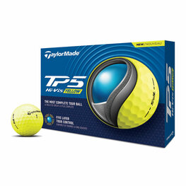 Golfbälle Taylormade TP5 TM23 Gelb 12 Stück Golfbälle Taylormade TP5 TM23 Gelb 12 Stück