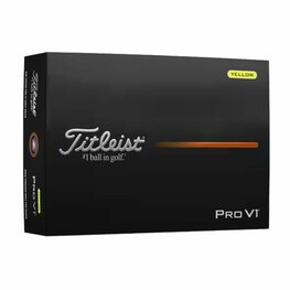 Balles de golf Titleist ProV1 Jaune 2025 Balles de golf Titleist ProV1 Jaune 2025