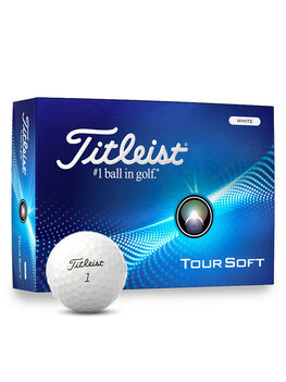 Balles de golf Titleist Tour Soft Blanc 2024 Balles de golf Titleist Tour Soft Blanc 2024