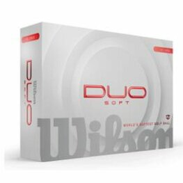 Balles de golf Wilson Staff Duo Soft Rouge 2025 Balles de golf Wilson Staff Duo Soft Rouge 2025