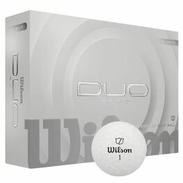 Balles de golf Wilson Staff Duo Soft blanches 2025 Balles de golf Wilson Staff Duo Soft blanches 2025