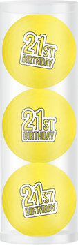 Golfballen Gift Set 21e Birthday Geel