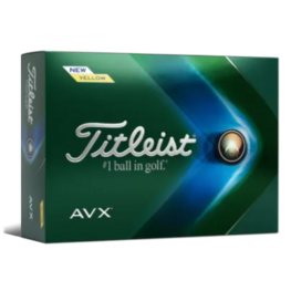 Titleist AVX Golf Balls jaune 2022
