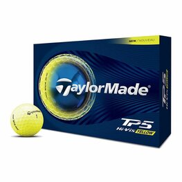 Balles de golf Taylormade TP5 Jaune haute visibilité 2026