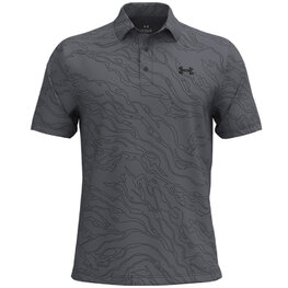 Under Armour Heren Playoff Golf Polo 3.0 Printed Micro Camo Castlerock