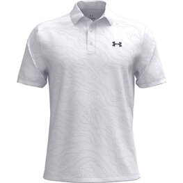 Under Armour Heren Playoff Golf Polo 3.0 Printed Micro Camo White