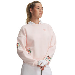 Under Armour Icon Golf Trip Crew Pink