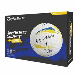 Balles de golf Taylormade Speed ​​Soft USA Ink Blue Jaunne