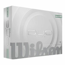 Wilson Staff Duo Soft TRK 360 Golfballen Wit Groen 2025