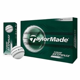Balles de golf blanches Taylormade Tour Response TM26 Stripe