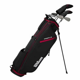 Ensemble de golf Wilson Profile Half pour homme, en graphite, Custom Fit